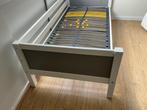 bed met Bossflex 400 lattenbodem 5 zones, Ophalen, Gebruikt, 90 cm, Eenpersoons