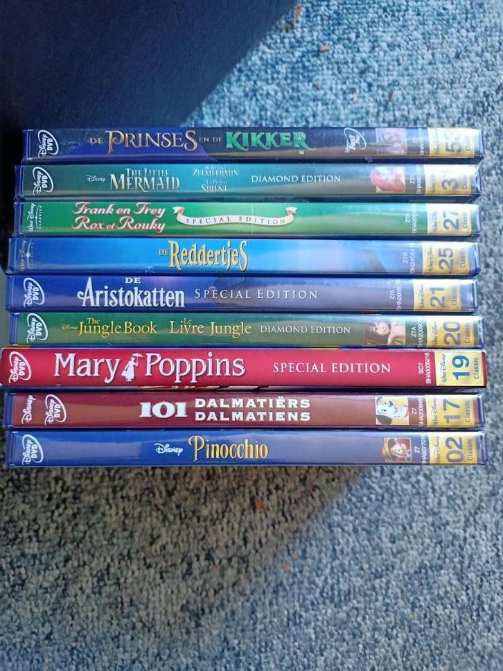 Disney classics tekenfilms **nieuw in verpakking**, Cd's en Dvd's, Dvd's | Tekenfilms en Animatie, Nieuw in verpakking, Amerikaans