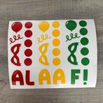 Carnaval Raamsticker Alaaf Vastelaovend, Ophalen of Verzenden, Nieuw, Carnaval