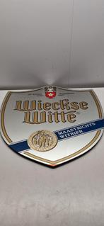 Wieckse Witte Reclamespiegel - 41x47cm, Ophalen of Verzenden