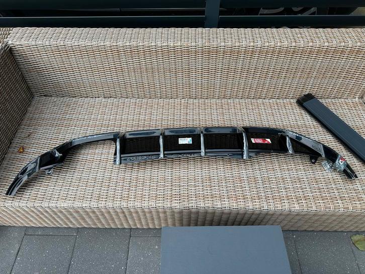 Maxton VW Polo 6 GTI Diffuser Achter - Hoogglans Zwart, Auto-onderdelen, Overige Auto-onderdelen, Volkswagen, Nieuw, Ophalen of Verzenden