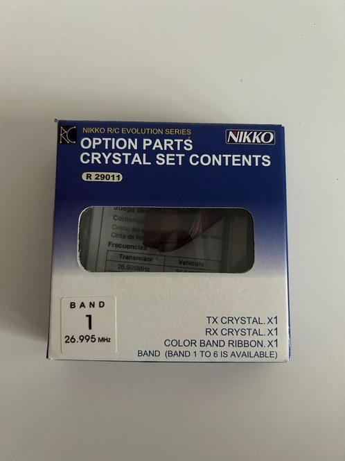 Nikko R29011 Band 1 26.995 mhz crystal set nieuw rc auto, Hobby en Vrije tijd, Modelbouw | Radiografisch | Auto's, Nieuw, Onderdeel