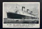 Ansichtkaart Mayden Voyage Queen Mary, 1934, Ophalen of Verzenden, Zo goed als nieuw, Kaart, Foto of Prent