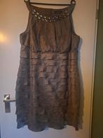 Mooie cocktail feest jurk maat 48, Kleding | Dames, Jurken, Verzenden, Zo goed als nieuw, Maat 46/48 (XL) of groter, Knielengte