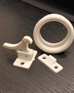 Kastdeursluiting met vingerring wit, compleet, Watersport en Boten, Bootonderdelen, Ophalen of Verzenden, Nieuw, Kombuis en Sanitair