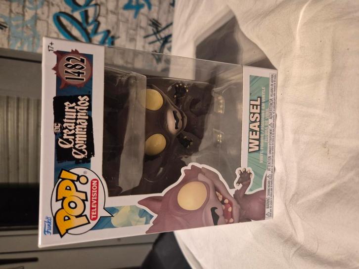 Funko Pop Weasel – DC Creature Commandos #1482 nieuw in doos, Verzamelen, Poppetjes en Figuurtjes, Zo goed als nieuw, Ophalen of Verzenden