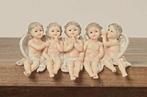Mooie Engelen groep, 5 engeltjes, randzitter, Ophalen of Verzenden, Nieuw