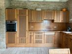 Unieke massief houten retro keuken, Huis en Inrichting, Keuken | Complete keukens, Hoekkeuken, Hoogglans of Gelakt, Gebruikt, Bruin