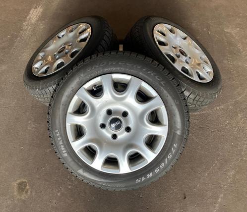 15" MINI COOPER WINTERWIELEN  /  NOG 1 SET VOOR  € 99  !, Auto-onderdelen, Banden en Velgen, Banden en Velgen, Winterbanden, 15 inch
