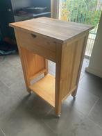 Kleine keuken roltafel, Huis en Inrichting, Ophalen, Gebruikt, Bruin, 50 tot 100 cm