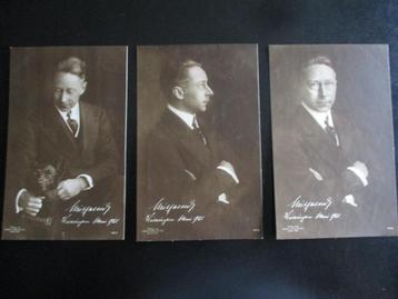 3x fotokaart Kronprinz Wilhelm - Wieringen 1921 beschikbaar voor biedingen