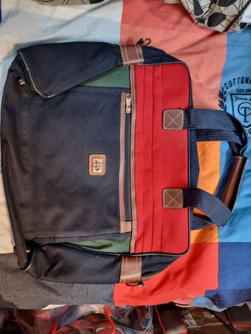 Vintage Reistas/Weekendtas Kleurblok Design beschikbaar voor biedingen