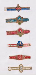 sigarenbanden -  FABRIEKSBANDEN, Verzamelen, Ophalen of Verzenden, Gebruikt, Sigarenbandjes