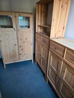 kasten grenen; pc meubel, ladenblokken, deurkasten, openkast, Ophalen, Gebruikt