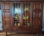 Vitrinekast 190x160x45 cm jaren 60, Antiek en Kunst, Antiek | Meubels | Kasten, Ophalen
