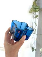 littala Alvar Aalto blue candle holder, Ophalen of Verzenden
