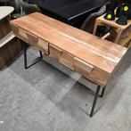 Sidetable Eryka Acaciahout, 125cm van Lifestylefurn, Ophalen, 100 tot 150 cm, ., Nieuw