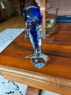 Murano Dolfijn blauw 20 cm, Antiek en Kunst, Antiek | Glas en Kristal, Ophalen