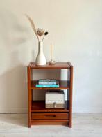 Vintage teak kastje / audiomeubel jaren 60 Deens, Ophalen, Teakhout, Zo goed als nieuw, Nvt