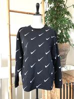Nike logo oversized trui maat XS zwart - wit, Kleding | Dames, Maat 34 (XS) of kleiner, Ophalen of Verzenden, Zo goed als nieuw
