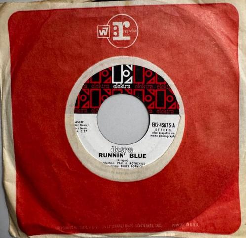 The Doors - Runnin' Blue, Cd's en Dvd's, Vinyl Singles, Zo goed als nieuw, Single, Pop, 7 inch, Ophalen of Verzenden