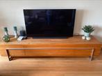TV meubel en solontafel notenhout, Huis en Inrichting, Kasten | Televisiemeubels, Ophalen, Zo goed als nieuw, Overige houtsoorten