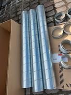 Spirobuizen en hulpstukken ventilatie rookgas, Doe-het-zelf en Verbouw, Ophalen, Minder dan 20 mm, Zo goed als nieuw, Rvs