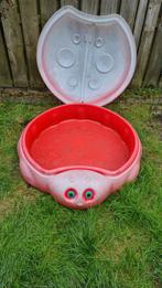 Leuke roze lieveheersbeestje zandbak met deksel, Ophalen, Gebruikt
