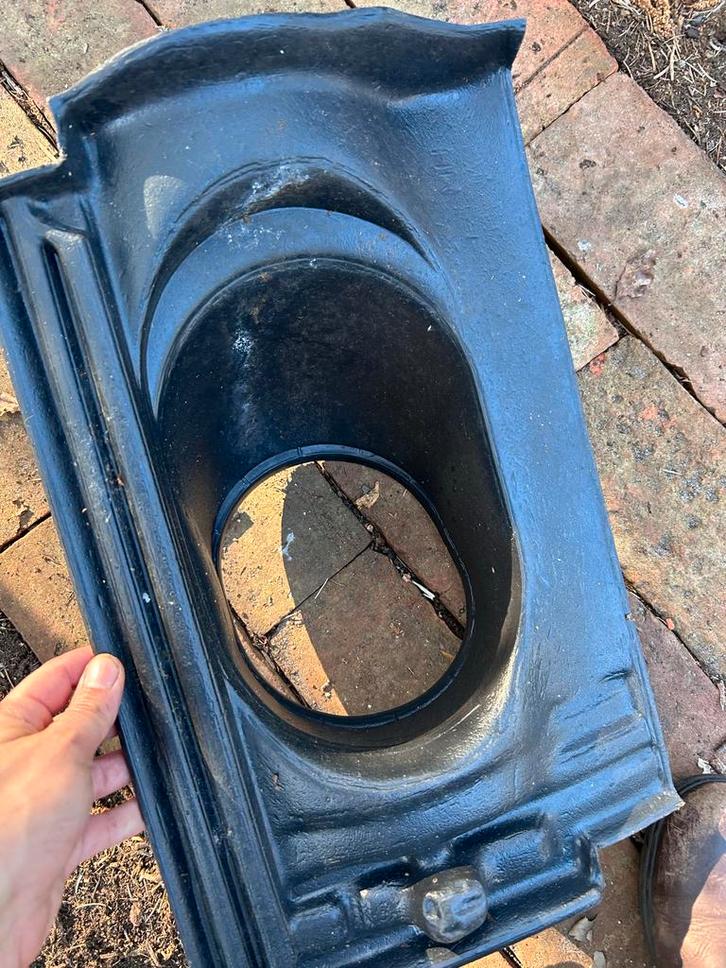 Zwarte Dakpan Ontluchting, Doe-het-zelf en Verbouw, Dakpannen en Dakbedekking, Gebruikt, Dakpannen, Kunststof, Zwart, Minder dan 5 m²