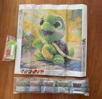 Diamond Painting Schildpad 35x35 ronde steentjes  Nieuw, Hobby en Vrije tijd, Knutselen, Ophalen of Verzenden, Nieuw, Knutselwerk