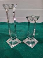 kandelaars villeroy en boch kristal vintage, Huis en Inrichting, Woonaccessoires | Kandelaars en Kaarsen, Ophalen of Verzenden