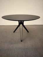 Ronde eettafel HPL Fenix zwart 125cm