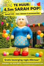Te huur: Sarah Abraham pop 4,5 meter inclusief blower, Hobby en Vrije tijd, Feestartikelen | Verhuur, Ophalen of Verzenden, Zo goed als nieuw