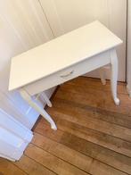 Witte sidetable 80 (b) x 40 (d) x 77 (h), Ophalen, Gebruikt, 50 tot 100 cm, Overige houtsoorten