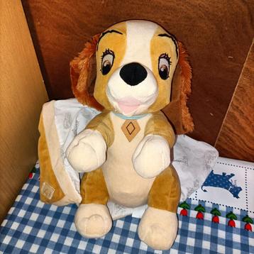 Lady en de Vagebond knuffel met knuffeldoek 29 cm beschikbaar voor biedingen