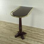 16638 statafel wand tafel mahonie met messing, Huis en Inrichting, Ophalen, Nieuw