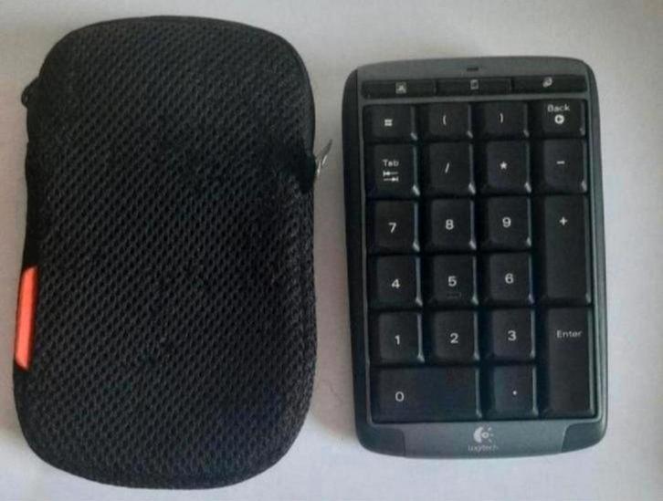 Logitech Cordless Number Pad / draadloos nummer toetsenbord, Computers en Software, Toetsenborden, Zo goed als nieuw, Numeriek