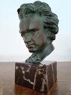 Beethoven Buste - Brons op Marmeren Voet, Antiek en Kunst, Ophalen of Verzenden