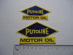 sticker oud PUTOLINE oil auto motor autosport rally race -, Verzamelen, Stickers, Verzenden, Zo goed als nieuw