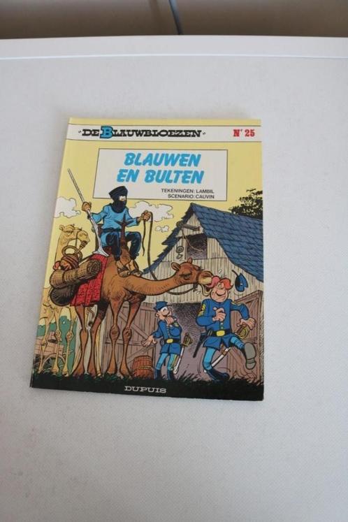 De Blauwbloezen Nr 25 : Blauwen en bulten - 1-ste druk 1986, Boeken, Stripboeken, Zo goed als nieuw, Eén stripboek, Verzenden