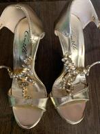 Gouden Cocktail/Gala Schoenen - Maat 37, Kleding | Dames, Schoenen, Ophalen of Verzenden, Zo goed als nieuw, Geel, Schoenen met hoge hakken