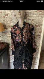 Prachtige satijnen jurk - Maat M/L, Maat 38/40 (M), Verzenden, Zwart, Nieuw