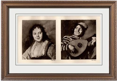 Frans Hals (1580-1666) - The Gypsy Girl & De Nar, Antiek en Kunst, Kunst | Litho's en Zeefdrukken, Verzenden