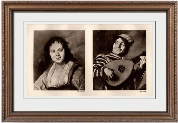 Frans Hals (1580-1666) - The Gypsy Girl & De Nar, Antiek en Kunst, Kunst | Litho's en Zeefdrukken, Verzenden