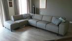 Leverkleurige hoekbank, Huis en Inrichting, Banken | Bankstellen, Ophalen, 250 tot 300 cm, Gebruikt, Hoekbank
