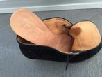 C146 Gabor: zwart suede-leren schoenen sleehak Maat 36 hak, Zwart, Gabor, Ophalen of Verzenden, Zo goed als nieuw