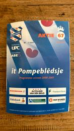 Programma Heerenveen-AZ 29 november 2000, Verzamelen, Sportartikelen en Voetbal, Gebruikt, Ophalen of Verzenden, AZ