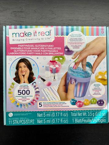 Make it Real Partynagel Glitterstudio beschikbaar voor biedingen