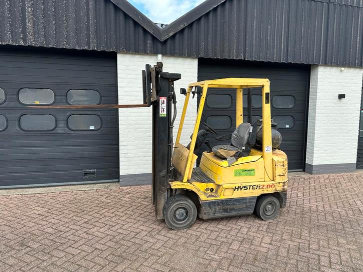 Hyster 2 Ton Gas Heftruck - Triplo Sideshift Freelift, Zakelijke goederen, Machines en Bouw | Heftrucks en Intern transport, Heftruck
