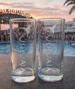 2x Longdrink glazen van Ushuaïa Ibiza Ushuaia Pacha Hi Ibiza, Verzamelen, Ophalen of Verzenden, Nieuw, Frisdrankglas